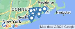 Map of fishing charters in East Hampton